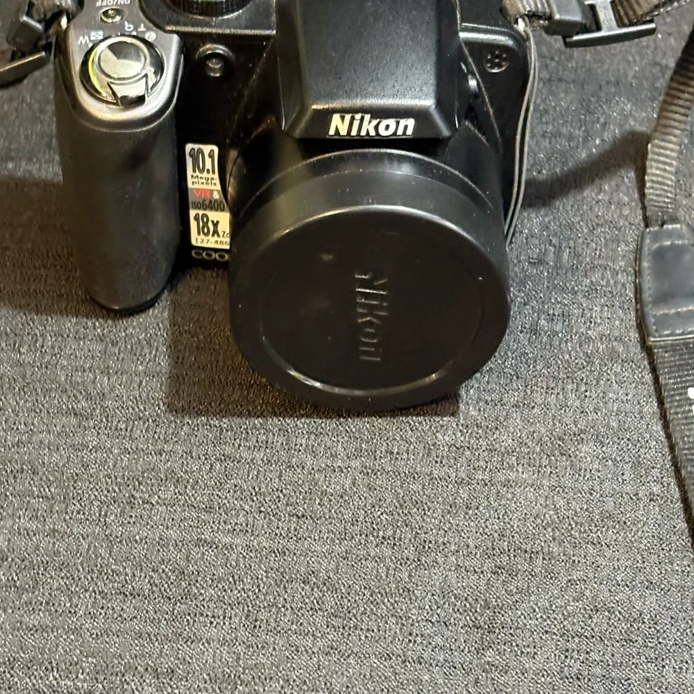 Nikon COOLPIX P80 10.1MP Digital Camera - Black With Extra Batteries/Charger